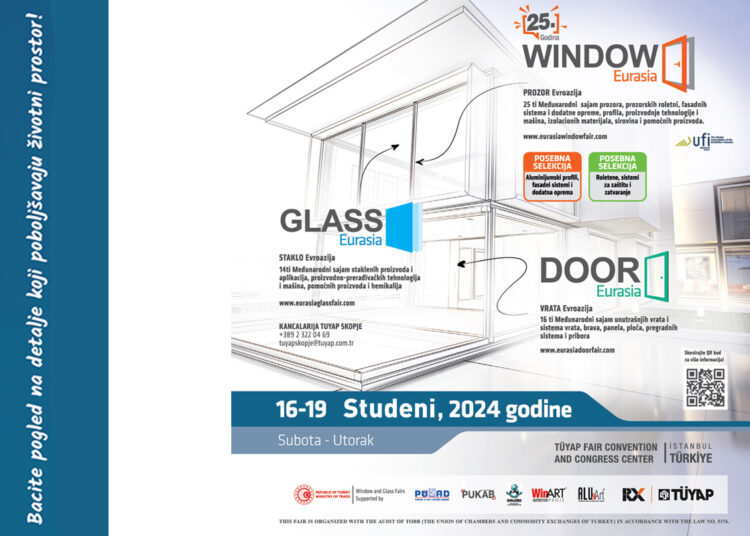 Sajmovi Eurasia Window, Eurasia Door, Eurasia Glass 2024.