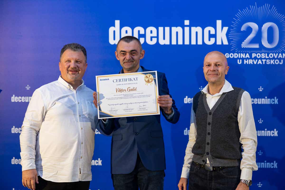 Deceuninck svečano obilježio 20 godina uspješnog poslovanja u Hrvatskoj / foto: Deceuninck