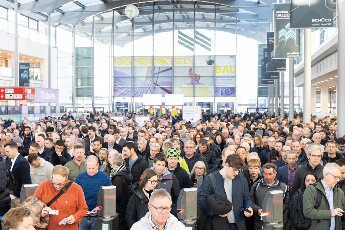 Posjetioci na svjetskom sajmu za arhitekturu, materijale i sisteme BAU 2025 / foto: Messe Munchen GmbH