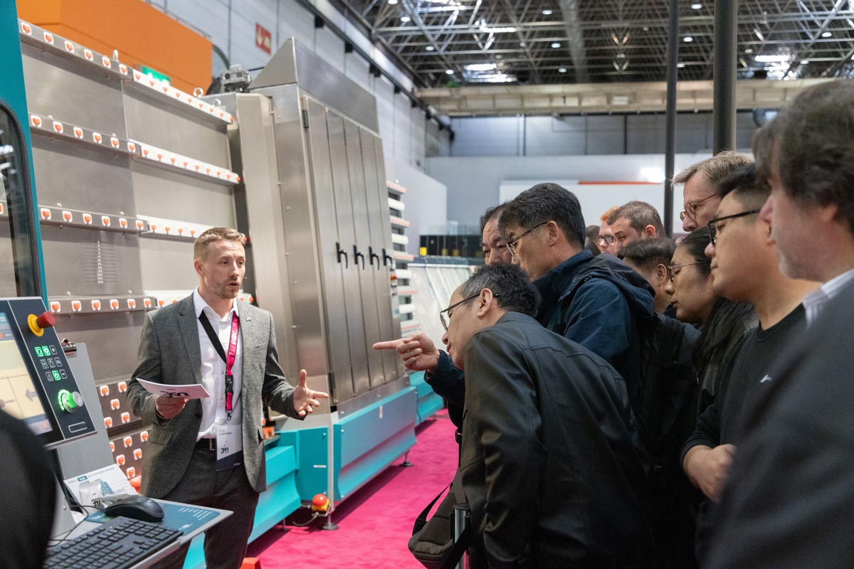 LiSEC štand na glasstec 2024 sajmu / foto: LiSEC